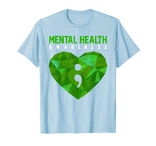 Load image into Gallery viewer, Heart Semicolon - Mental Health Awareness T Shirt
