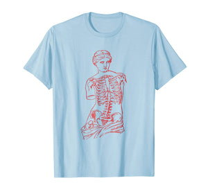 Venus Skeleton Vaporwave Aesthetic Soft Grunge T-Shirt
