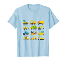 Load image into Gallery viewer, Boys' Trucks and Diggers Short Sleeved T-shirt for Toddlers
