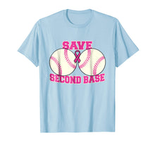 Load image into Gallery viewer, Save The Second Base Breast Cancer Survivor T-shirt
