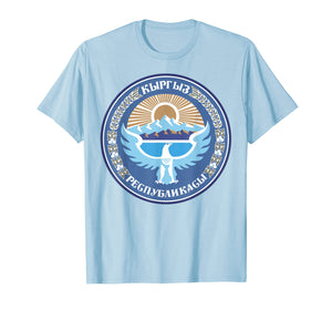 Kyrgyzstan coat of arms T-shirt Tee Tees T Shirt Tshirt