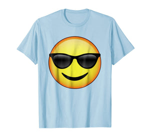 HD Emoji Sunglasses Face Shirt - Emoticon Tee - Cool Emotag