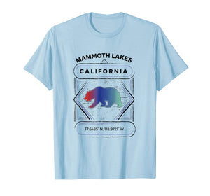 Mammoth Lakes T Shirt Summer Winter Hiking Adult Kid Apparel
