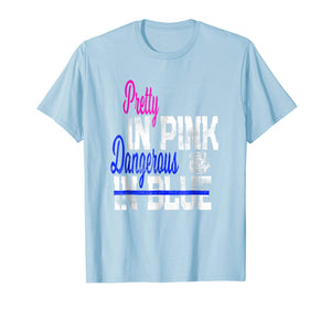Pretty In Pink Dangerous In Blue Womens Police Officer Shirt