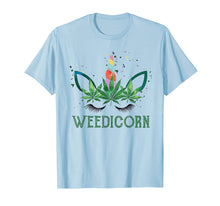 Load image into Gallery viewer, Weedicorn Tshirt - Funny Weed Unicorn Lover Tee Shirt
