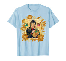 Load image into Gallery viewer, Our Lady of Perpetual Help Virgin Mary Catholic Icon T-Shirt
