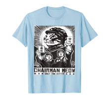 Load image into Gallery viewer, Chairman meow obey the kitty T-shirt gift for cat lovers
