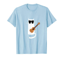Load image into Gallery viewer, Funny Cat Wearing Sunglasses Playing Ukulele T-Shirt-866889
