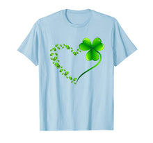Load image into Gallery viewer, Turtle Heart Leaf Irish St. Patrick Day Clover Heart T-Shirt-257342

