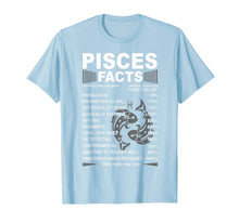 Load image into Gallery viewer, Funny Pisces Tee - Pisces Facts Awesome Zodiac Sign T-Shirt-490669
