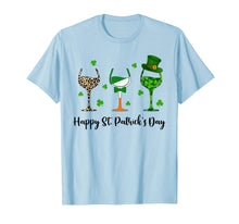 Load image into Gallery viewer, Irish Gifts Three Wine Glasses Shamrock St Patrick&#39;s Day T-Shirt-840834
