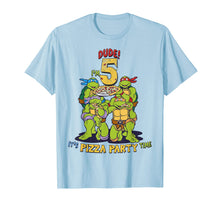 Load image into Gallery viewer, Teenage Mutant Ninja Turtles I&#39;m 5 Dude Pizza Birthday Party T-Shirt
