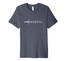 Load image into Gallery viewer, Polyhedral Dice Sword Fantasy Role-Playing Game T-Shirt
