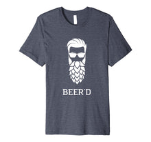 Load image into Gallery viewer, Beer'd Hop Beard for Beer Drinkers Tee
