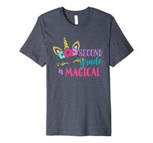 Load image into Gallery viewer, Second Grade Unicorn Back to School Girls 2nd Grade Shirt

