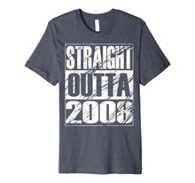 Load image into Gallery viewer, Funny Straight Outta 2008 T-shirt 12nd Birthday Vintage Gift
