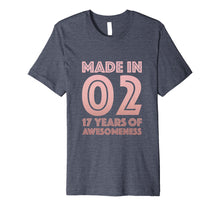 Load image into Gallery viewer, 17th Birthday Shirt Girl Age 17 Year Old Gift Teen Daughter
