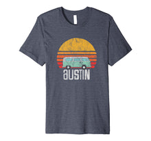 Load image into Gallery viewer, Austin, Texas - Vintage Hippie Van Road Trip T-Shirt
