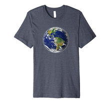 Load image into Gallery viewer, Planet Earth Globe T Shirt for Earth Day
