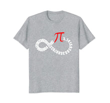 Load image into Gallery viewer, Pi Number 3.141 Infinity Funny Geek Gift T Shirt
