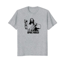 Load image into Gallery viewer, Easter April Fools Buddy Christ tee
