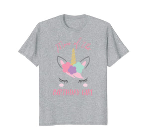 Cute Unicorn Mom Shirt, Mom of the Birthday Girl