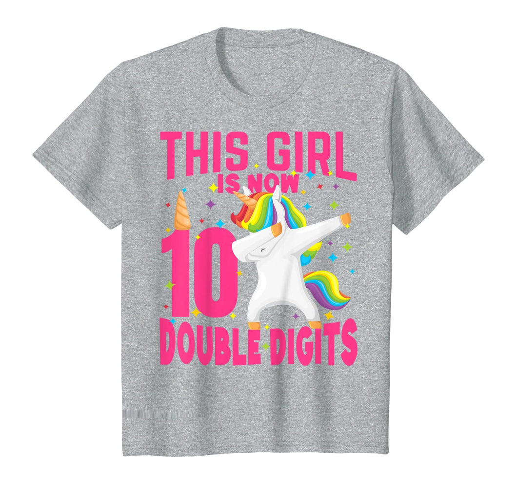 birthday girl shirt, This Girl Is Now 10 Double Digits T-Shirt