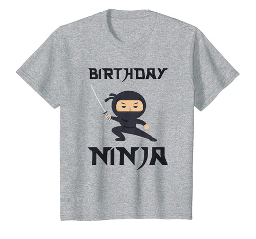 Kids Birthday Ninja Shirt for Martial Arts Kids