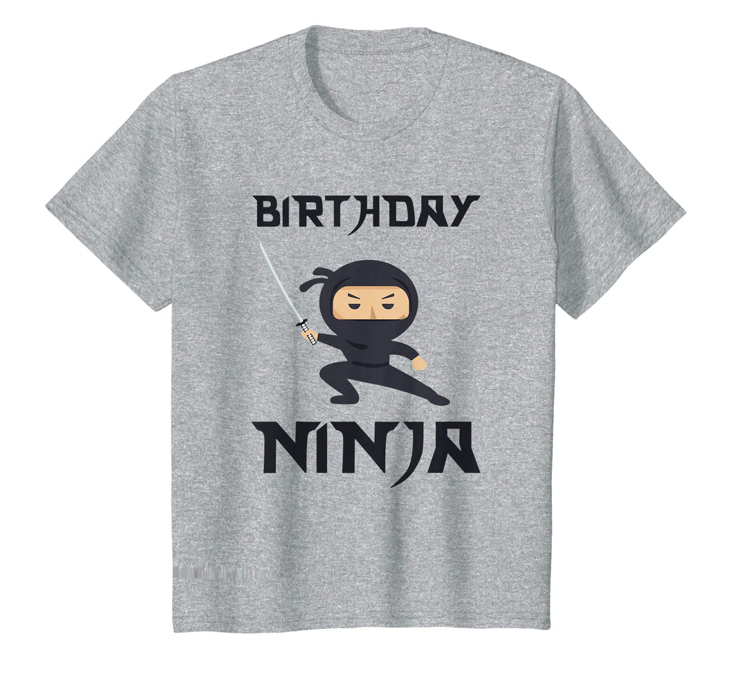 Kids Birthday Ninja Shirt for Martial Arts Kids