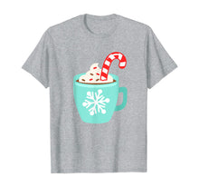 Load image into Gallery viewer, Hot Cocoa With Candy Cane Cream Xmas Christmas Lover T-Shirt
