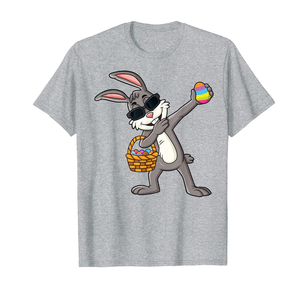 Dabbing Rabbit Easter Day Eggs Day Girls Boys Kids T-Shirt-379072