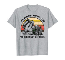 Load image into Gallery viewer, Mycologist hiking club we might not get there Sloths vintage T-Shirt-142664
