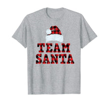 Load image into Gallery viewer, Team Santa Buffalo Plaid Christmas Family Matching Pajamas T-Shirt
