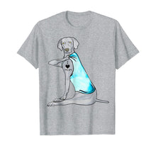 Load image into Gallery viewer, Funny weimaraner Dog I Love Mom Tattoo T-Shirt-339404
