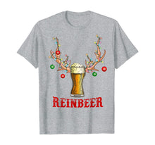 Load image into Gallery viewer, Man Cave Reinbeer Christmas Gift For Beer Lovers Costume Men T-Shirt
