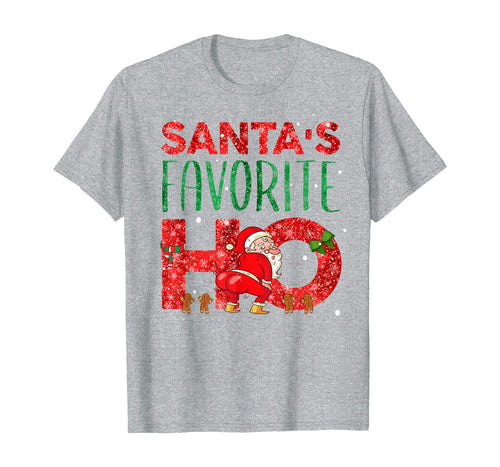Santa's Favorite Ho Gifts Xmas Outfit Christmas Costume T-Shirt