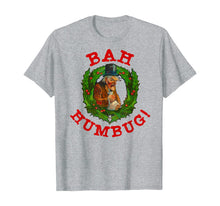 Load image into Gallery viewer, Ugly Christmas Party Scrooge Bah Humbug Christmas Wreath T-Shirt
