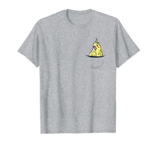 Load image into Gallery viewer, Cockatiel Peeking Out Of A Pocket T-Shirt Bird Lover Tee
