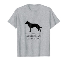 Load image into Gallery viewer, Australian Cattle Dog Shirt: Black Silhouette
