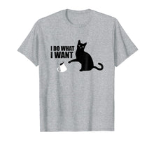 Load image into Gallery viewer, Funny Black Cat Internet Meme T-Shirt - I Do What I Want Tee
