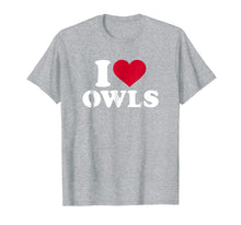 Load image into Gallery viewer, I love owls T-Shirt
