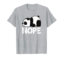 Load image into Gallery viewer, Nope Not Today Lazy Panda Animal Womens Girls T-Shirt Gift
