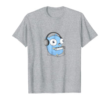 Load image into Gallery viewer, Go Developer Tee golang music gopher tshirt
