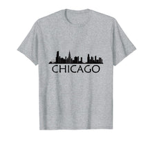 Load image into Gallery viewer, Chicago Skyline T-shirt Chi Town I Love Wind City Tee
