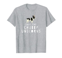 Load image into Gallery viewer, Funny Save The Chubby Unicorns French Bulldog Tshirt
