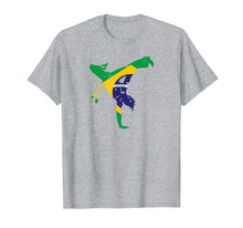 Load image into Gallery viewer, Flag of Brazil Capoeira T-Shirt
