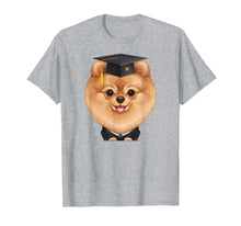 Load image into Gallery viewer, Orange Pomeranian Graduation T-Shirt
