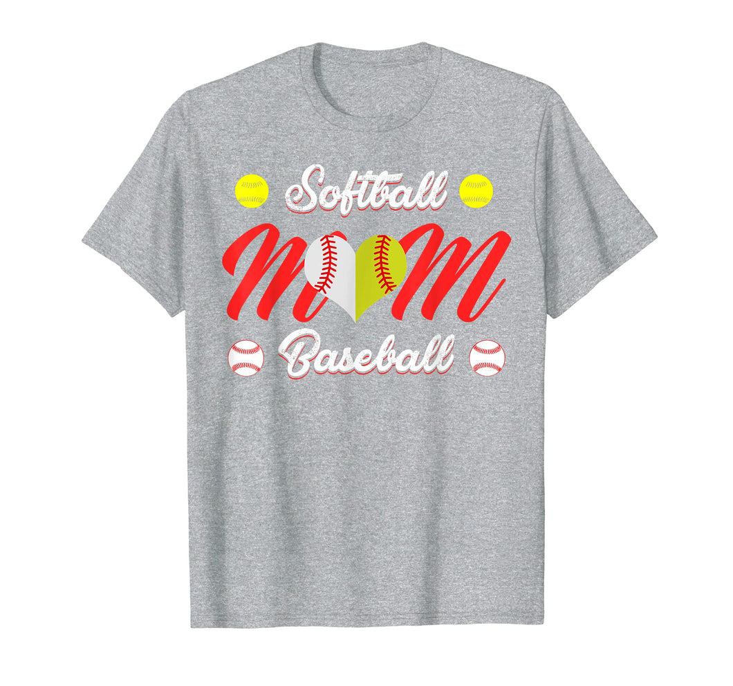 Baseball Heart T Shirt, Gift for Softball Mom or Dad, Team