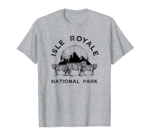 Isle Royale Park Wolf T-Shirt, Northwest Wolves Tee Apparel