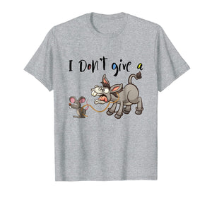 I Don't Give a Rat's Ass Funny Joke Tshirt